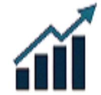 BetterThisWorld Stocks logo featuring an upward growth arrow and bar chart representing stock markets, investing, business, and financial growth.