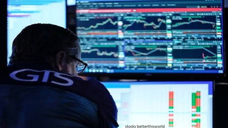Stocks BetterThisWorld researcher analyzing stock market charts and financial data